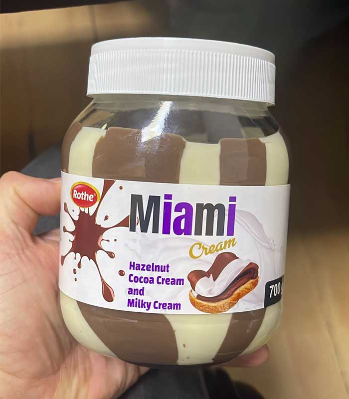 Miami spread chocolate