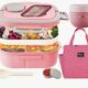 2 Layers All-In-One Large Bento Box Leak-Proof